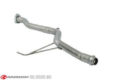 50.0020.80, Fiat Coupe (typ175) 2.0 16V Turbo (143kW) 11/1993 - 1996, Stainless steel centre pipe group NCut of the original centre silencer towards the rear silencer. The installation on the original rear silencer requires a modification of the original coupling. pipe outer diameter 54mm