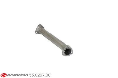 55.0297.00, Lancia Delta 2.0 Turbo HF Integrale 8V (136kW) Kat. 1989-1991, Stainless steel cat replacement pipe group N - install with 55.0298.00Oversized exhaust pipe diameter. Not compatible with the pipe diameter of the original centre silencer., To be instaled together with 55.0298.00 pipe outer diameter 60mm