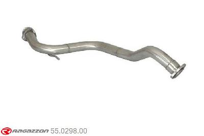 55.0298.00, Lancia Delta 2.0 Turbo HF Integrale 8V (136kW) Kat. 1989-1991, Stainless steel centre pipe - install with 55.0297.00Oversized exhaust pipe diameter. Not compatible with the pipe diameter of the original catalyst., To be instaled together with 55.0297.00 pipe outer diameter 60mm