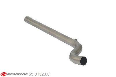 55.0132.00, Renault Clio III 2.0 16V RS (147kW) 2010-, Stainless steel centre pipe group NCut of the original centre silencer towards the rear silencer. The installation on the original rear silencer requires a modification of the original coupling. inner input diameter 60mm pipe outer diameter 60mm outer outlet diameter 60mm