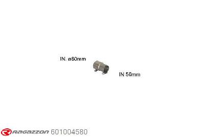 601004580, Seat Leon III (5F) 1.4TSI FR (90kW) 2012-, Connecting sleeve for the installation of 55.0144.00 / 54.0076.00 on the original rear muffler