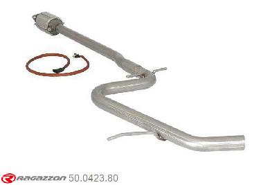 50.0423.80, Skoda Yeti 1.4TSI (90kW) 2011-, Metallic catalyst 200cpsi + Stainless steel centre pipe group NCut of the original centre silencer towards the rear silencer. The installation on the original rear silencer requires a modification of the original coupling. pipe outer diameter 54mm outer outlet diameter 55mm