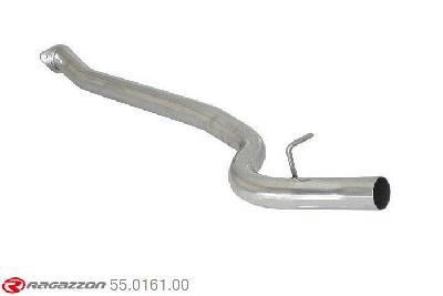 55.0161.00, Subaru Impreza 2008- 2.5i WRX STi (221kW) 5 doors 2008-, Stainless steel centre pipe group N - Oversized exhaust pipe diameter 70 mmCut of the original centre silencer towards the rear silencer. The installation on the original rear silencer requires a modification of the original coupling. pipe outer diameter 70mm outer outlet diameter 70mm