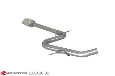 50.0436.80, VW Beetle 2011- 1.4TSI (118kW) 2011-, Metallic catalyst 200cpsi + Stainless steel centre pipe group N - Oversized exhaust pipe diameter 60 mmCut of the original centre silencer towards the rear silencer. The installation on the original rear silencer requires a modification of the original coupling., To be instaled together with 55.0181.00 pipe outer diameter 60mm outer outlet diameter 60mm