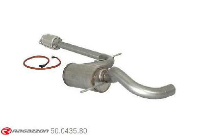 50.0435.80, VW Beetle 2011- 1.4TSI (118kW) 2011-, Metallic catalyst 200cpsi + Stainless steel centre silencer - Oversized exhaust pipe diameter 60 mmCut of the original centre silencer towards the rear silencer. The installation on the original rear silencer requires a modification of the original coupling., To be instaled together with 55.0181.00 pipe outer diameter 60mm outer outlet diameter 60mm