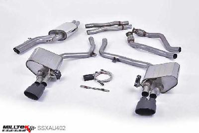 SSXAU402, Audi S/RS S5 Sportback 3.0 TFSI quattro 2010-2011 Milltek, Cat-back system, ValveSonic Electronic Valved System , 2,37 inch, 60,3mm