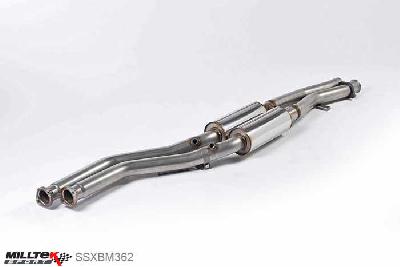 SSXBM362, BMW 3 Series E36 M3 3.0 / 3.2 1992-1999 Milltek, Cat Replacement Pipe, Requires Stage 2 ECU remap , 2,37 inch, 60,32mm