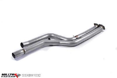 SSXBM1032, BMW 3 Series F80 M3 Saloon 2014- Milltek, Secondary Catalyst Bypass, Fits with both Milltek Sport and OE cat back exhaust systems , 3 inch, 76,2mm