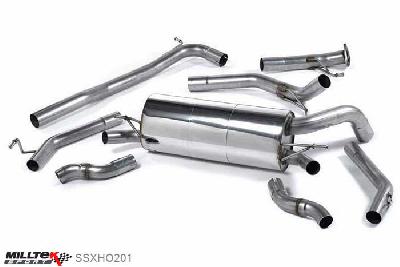 SSXHO201, Honda Civic Type R 2.0 i-VTEC FN2 2007-2012 Milltek, Cat-back system, Non-resonated (louder). Uses original tailpipes , 2,5 inch, 63,5mm