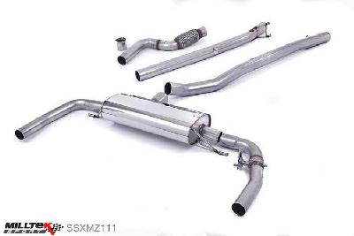 SSXMZ111, Mercedes AMG CLA-Class CLA45 AMG 2.0 Turbo 2013- Milltek, Cat-back system, Cat Back Non-Resonated Valved (Louder) , 3 inch, 76,2mm