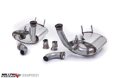 SSXPO031, Porsche 911 997.1 Carrera and Carrera S 2004-2008 Milltek, Rear Silencer(s), Cup version (offers a powerful GT3-like sound). Uses OE tips , 2,5 inch, 63,5mm