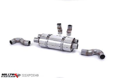 SSXPO040, Porsche 911 997.2 Turbo and Turbo S 2009-2012 Milltek, Cat-back system,  , 2,76 inch, 70mm