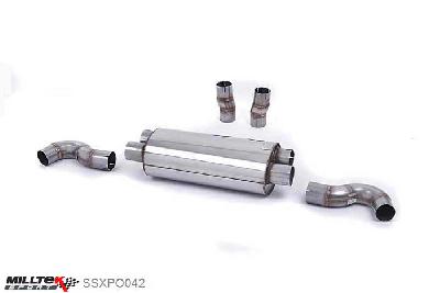 SSXPO042, Porsche 911 997.2 Turbo and Turbo S 2009-2012 Milltek, Cat-back system, Cup specification (track-focussed) , 2,76 inch, 70mm