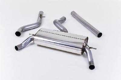 SSXRN413, Renault Clio 200 EDC 2013- Milltek, Cat-back system, Non-resonated (louder). Uses OE-Tips in the rear bumper , 2,75 inch, 69,85mm