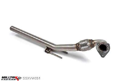 SSXVW051, Seat Leon Cupra 1.9 TDi 90PS / 110PS / 150PS 2000-2005 Milltek, Large-bore Downpipe, Must be fitted with the Milltek Sport cat-back system , 2,5 inch, 63,5mm