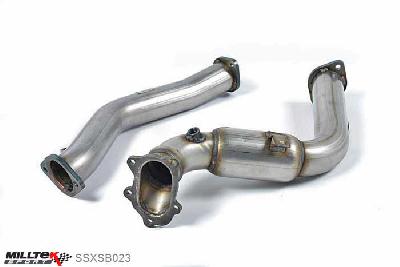 SSXSB023, Subaru Impreza WRX STi Type UK (2.5 Turbo) 2008-2011 Milltek, Large-bore Downpipe and De-cat, Requires Stage 2 ECU remap , 3 inch, 76,2mm