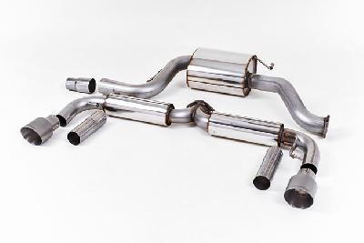 SSXVW347, VW Beetle 2.0 TSI (A5 Chassis) 2011- Milltek, Cat-back system, Resonated (quieter). Titanium Tips Dual 100mm GT100 Titanium, 3 inch, 76,2mm