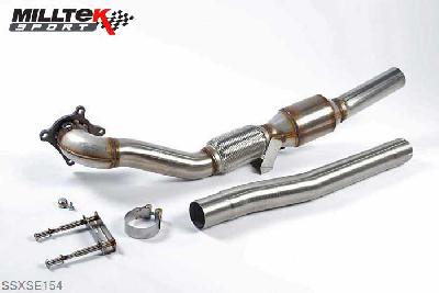 SSXSE154, VW Golf Mk5 GTi 2.0T FSI 2004-2009 Milltek, Cast Downpipe with Race Cat,  , 3 inch, 76,2mm