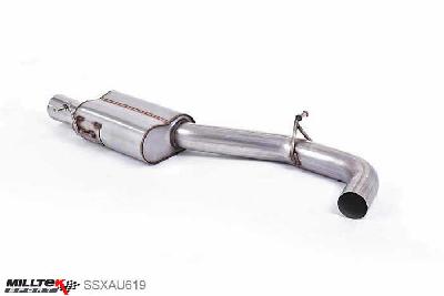 SSXAU619, VW Golf MK7 R 2.0 TSI 300PS 2014- Milltek, Additional parts, Optional Road+ Centre Silencer to Replace either MSAU618 or 618REP (Louder than MSAU618) , 3 inch, 76,2mm