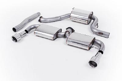 SSXVW159, VW Scirocco R 2009- Milltek, Cat-back system,  Dual 100mm GT100 Polished, 3 inch, 76,2mm