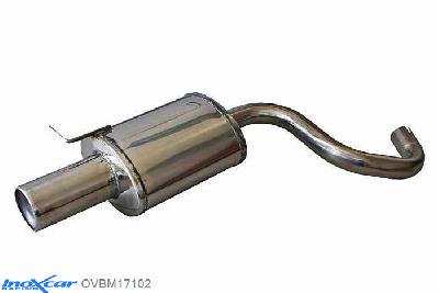 IX OVBM17102, BMW 3 serie (E90/E91/E92/E93) E81 Touring 320D (177PK) 2005-, Inoxcar Rear silencer 1X102mm Stainless steel