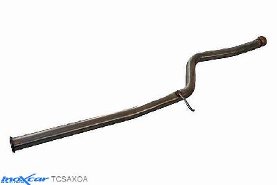 IX TCSAXOA, Citroen Saxo 1.6 16V VTS (118PK) 1999-  , Diameter 50mm, Inoxcar Direct central pipe (EURO3) 2001-- Stainless steel, Without E.E.C. homologation