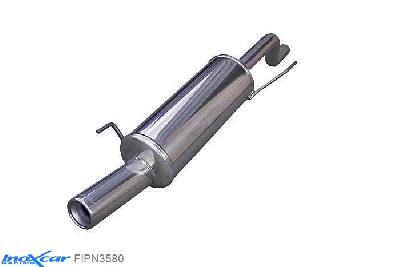 IX FIPN3580, Fiat Punto Evo (199) 1.4 (77PK) 2009, Diameter 42, Inoxcar Rear silencer 1X80mm Stainless steel, V