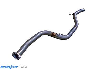 IX TCFO, Ford Focus II (DA3) 2.5T RS (305PK) 2009- Diameter 60mm, Inoxcar Direct central pipe Stainless steel, Without E.E.C. homologation