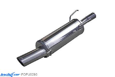 IX FOPU0290, Ford Puma (ECT) 1.7 (125PK) 1997-2001 Diameter 50mm, Inoxcar Rear silencer 1X90X70mm Stainless steel, With E.E.C. homologation