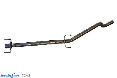 IX TCAS, Opel Astra H 1.6 16V TURBO (180PK) 2007-, Inoxcar Direct central pipe Stainless steel, Without E.E.C. homologation