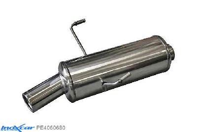 IX PE4060680, Peugeot 406 3.0 V6 COUPE, Inoxcar Rear silencer 1X80mm Stainless steel, Without E.E.C. homologation