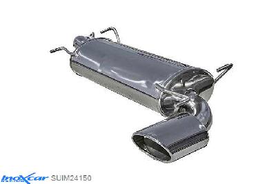 IX SUIM24150, Subaru Impreza (G3) 2.5T WRX STI 08MY (300PK) 2008-, Inoxcar Rear silencer 1X150X105 (solo lato DX) Stainless steel