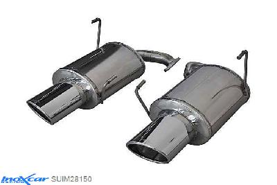 IX SUIM28150, Subaru Impreza (G4) 2.5 T WRX-STI MY15, (300PK) 2014, Inoxcar Rear silencer 1X150X105 Left and Right Stainless steel, V