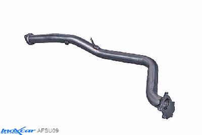 IX AFSU09, Subaru Impreza (G4) 2.5T WRX STi 10MY (300PK) 2010-2013, Inoxcar Catalyst replacement pipe (diam.63,5) Stainless steel, Without E.E.C. homologation