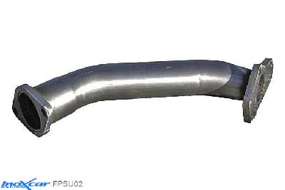 IX FPSU02, Subaru Impreza (GD/GG) AWD WRX (225PK) 2003-, Inoxcar FP (front pipe) Stainless steel, Without E.E.C. homologation