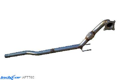 IX AFTT02, Audi TT (8J) 2.0i TFSI S QUATTRO (275PK) 2008-2014, Inoxcar Catalyst replacement pipe Stainless steel, Without E.E.C. homologation