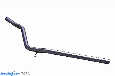 IX TCPA, Fiat Panda II (169) 1.4 16V 100HP (100PK) 2006- Diameter 48mm, Inoxcar Direct central pipe Stainless steel, Without E.E.C. homologation