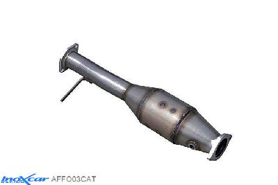 IX AFFO03CAT, Ford Focus II (DA3) 2.5T RS (350PK) Limited Edition 2010-11, Diameter 60mm, Inoxcar Catalyst replacement pipe with metal cat Stainless steel, Without E.E.C. homologation