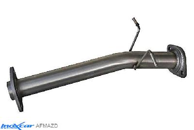 IX AFMAZD, Mazda 3 (BK) 2.3 TURBO 16V MPS (260PK) 2006-, Inoxcar Catalyst replacement pipe Stainless steel, Without E.E.C. homologation