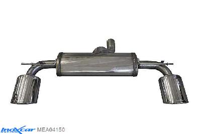 IX MEA04150, Mercedes A-Class (W176) 250 2.0 TURBO (211PK), 4WD 2012-2015, Inoxcar Rear silencer 1X150X105 Left and Right Stainless steel, With E.E.C. homologation