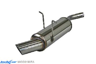 IX MICO0190RA, Mini Mini (R50/R53) 1.6 (90PK) 2001-2006, (Type R50), Inoxcar Rear silencer 1X90 RALLY Stainless steel, With E.E.C. homologation
