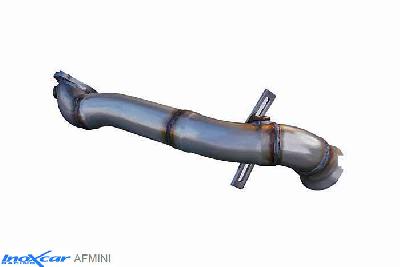 IX AFMINI, Mini Mini (R56) 1.6 S (175PK) 2007-  , (Type R56), Inoxcar Catalyst replacement pipe Stainless steel, Without E.E.C. homologation
