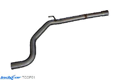 IX TCOP01, Opel Corsa D OPC 1.6T Nurburgring (210PK) 2012- Diameter 54mm,5, Inoxcar Direct central pipe Stainless steel, Without E.E.C. homologation