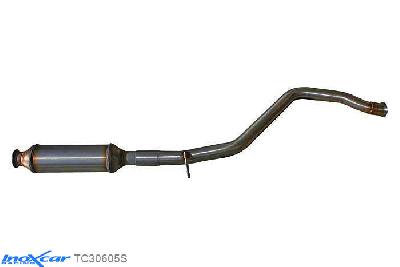 IX TC30605S, Peugeot 306 2.0 16V (167PK) -2001, Inoxcar Central pipe with silencer Stainless steel, Without E.E.C. homologation