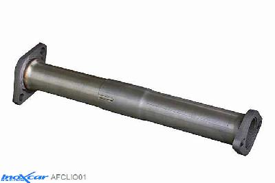 IX AFCLIO01, Renault Clio I (B/C57) 1.8 16V (135PK) -1998, Inoxcar Catalyst replacement pipe Stainless steel, Without E.E.C. homologation