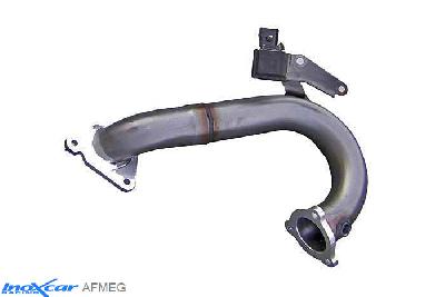 IX AFMEG, Renault Megane III (Z) 2.0 TURBO RS 250 (250PK) 2010- / 2.0 TURBO RS TROPHY (265PK) 2012-, Inoxcar Catalyst replacement pipe (1 componente) Stainless steel, Without E.E.C. homologation