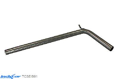 IX TCSEIB01, Seat Ibiza V (6J) 1.2 Tsi (105PK) 2011-, Inoxcar Direct central pipe Stainless steel, Without E.E.C. homologation