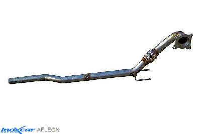 IX AFLEON, Seat Leon II (1P) 2.0 TSI CUPRA (240PK) 2006- Diameter 65mm, Inoxcar Catalyst replacement pipe Stainless steel, Without E.E.C. homologation