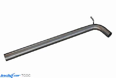 IX TCOC, Skoda Octavia III (5E) RS 2.0 (220PK), 2013-, Inoxcar Direct central pipe Stainless steel, Without E.E.C. homologation