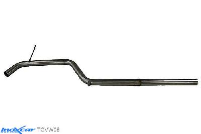 IX TCVW08, VW Golf VII 1.4 TSI (140-150PK) 2013-, Inoxcar Direct central pipe Stainless steel, Without E.E.C. homologation